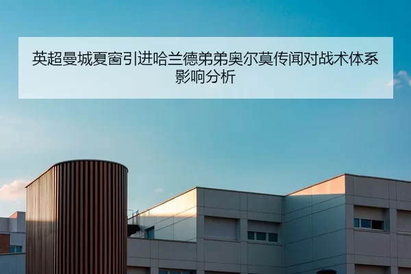 英超曼城夏窗引进哈兰德弟弟奥尔莫传闻对战术体系影响分析